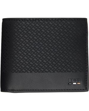 BOSS Emed Logo Wallet - Black