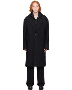 Juun.J Wool Coat - Black