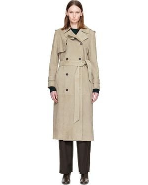 Mackage Taupe Gael-Su Trench Coat - Natural