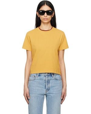 Still Here Ssense Exclusive 'the Shirt' T-shirt - Yellow