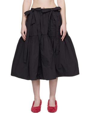 Cecilie Bahnsen Cbcai Midi Skirt - Black