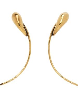 KHAITE Cyclone Earrings - Metallic