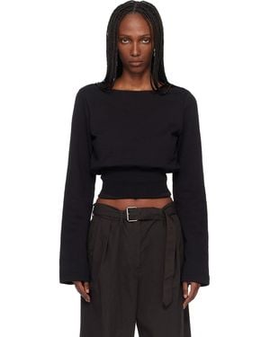 Dries Van Noten Boat Neck T-Shirt - Black