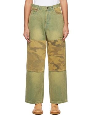 MadeMe Double-knee Jeans - Green