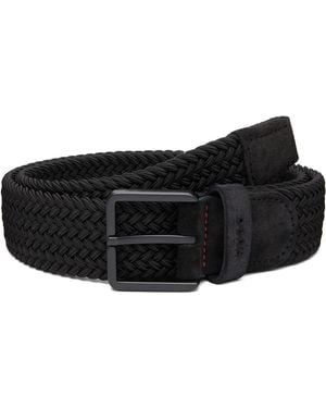 HUGO Braided Belt - Black