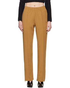 Anine Bing Tan Kameron Lounge Pants - Natural