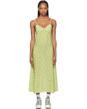 Maison Kitsuné Strap Maxi Dress - Black