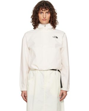 The North Face Off- Quest Cropped Rain Jacket - Natural