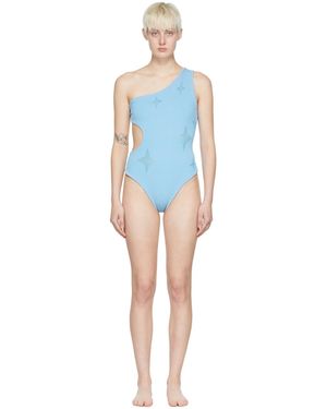 Chet Lo Maillot De Bain Une Pièce Twilight Bleu Exclusif À Ssense - Noir
