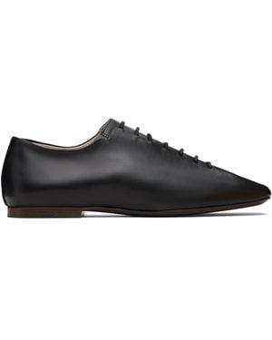 Lemaire ブラック Souris Flat Classic ダービー