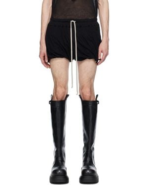 Rick Owens Minimal ショートパンツ - ブラック