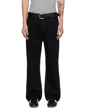 Fax Copy Express Stitch Jeans - Black