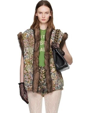Valentino Gobelin Après L'Hiver Fiorellini Vest - Multicolor