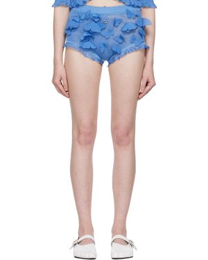 Coperni ブルー Butterfly ニット ショートパンツ