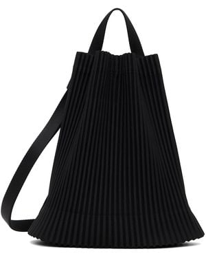 Homme Plissé Issey Miyake Drawstring Pleats Bag - Black