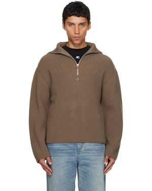 Courreges Ribbed Wool Trucker Jumper - Multicolour