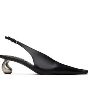 Jil Sander ブラック スリングバックヒール