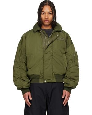 032c Hunting Bomber Jacket - Green