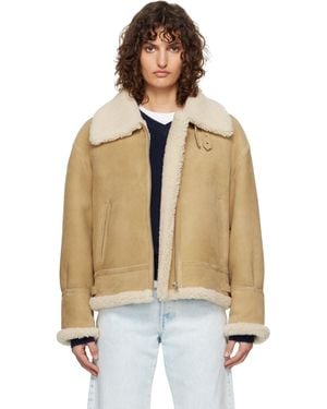 Nour Hammour Portia Shearling Jacket - Multicolour