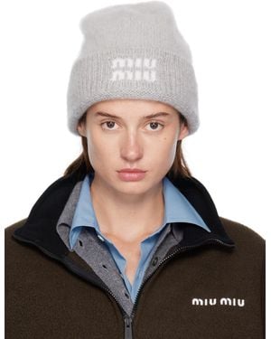 Miu Miu Mohair Wool Beanie - Multicolour