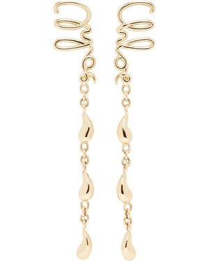 Chloé 'the Iconic Dangling' Earrings - Black