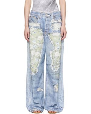 Acne Studios Trompe-L'Oeil 1981 Jeans - Blue