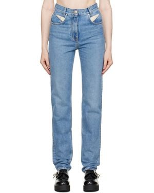 Givenchy Slim Fit Yoke Jeans - Blue