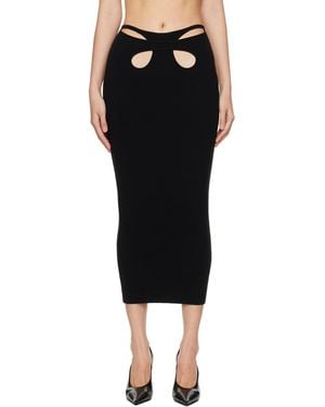 Dion Lee Mobius Loop Midi Skirt - Black
