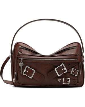 Acne Studios Camero Camera Buckles Bag - Brown
