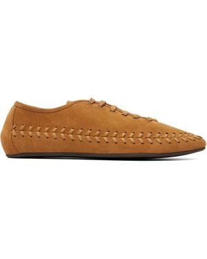 Hereu Tan Birla Suede Loafers - Brown