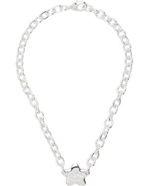 Sandy Liang Star Charm Necklace - White