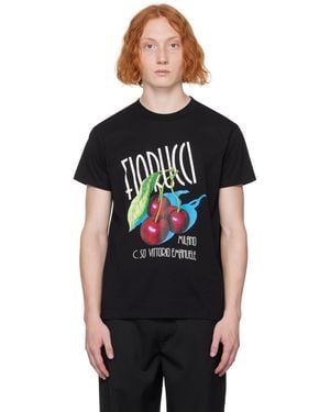 Fiorucci T-Shirt Noir À Imprimés