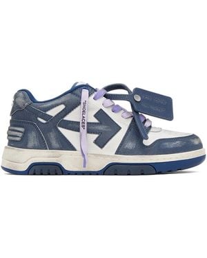 Off-White c/o Virgil Abloh Off- ネイビー&ホワイト Out Of Office Vintage スニーカー - ブルー