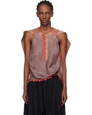 Kiko Kostadinov Weathervane Top - Red