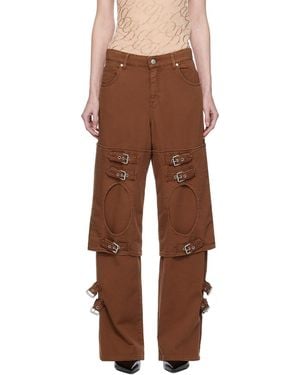 Blumarine タン ボーイフレンド ジーンズ - マルチカラー