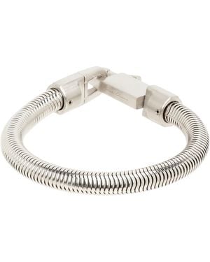 Rick Owens Tower Snake Bracelet - Metallic