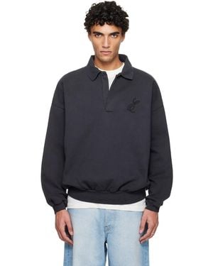 Fear Of God Holiday Embroidered Classic Polo - Black