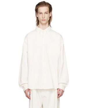 Frankie Shop White Sinclair Denim Shirt