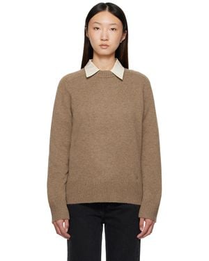 Loulou de Saison Taupe Baltra Jumper - Black