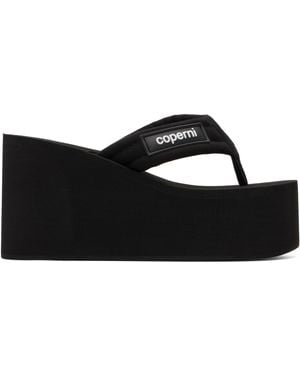 Coperni ブラック Branded ウェッジサンダル