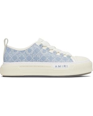 Amiri Ma Quad Jacquard Court Sneakers in Black for Men | Lyst