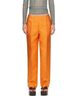 Dries Van Noten Prati Trousers - Orange