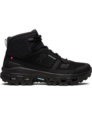 On Shoes Cloudrock Mid Waterproof Trainers - Black