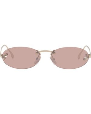 Fendi Rose First' Crystal Sunglasses - Black