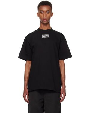 Jean Paul Gaultier Oversized Logo Print T-Shirt - Black