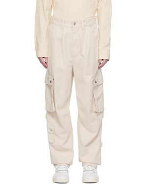 Isabel Marant Beige Telore Cargo Trousers - Natural