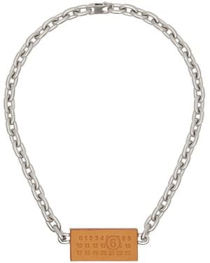 MM6 by Maison Martin Margiela Chain Necklace - Metallic