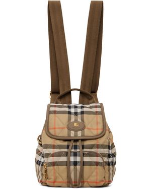 Burberry Mini Sac À Dos Horseshoe - Métallisé
