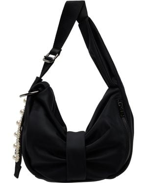 Simone Rocha Mini Sling Bow Bag - Black