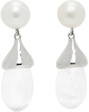 Sophie Buhai Audrey Earrings - White